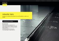 Online-Tool: Konfigurator für Advantix Vario-Duschrinnen von Viega