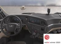 Fahrerarbeitsplatz der neuen MAN Truck Generation gewinnt im Red Dot Award