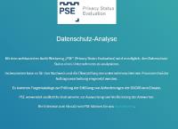 Data protection analysis: Privacy Status Evaluation
