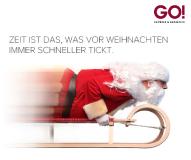 Keine Hektik, keine langen Warteschlangen - am 23.12. abgeholt, am 24.12. pünktlich zugestellt