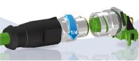 CONEC M12 Steckverbinder Serie mit Bajonett-Schnellverriegelung