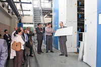 Moderner Zeitungsdruck mit der KBA Commander CT in Spanien