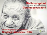 Raus aus dem Krankenhaus, rein in die Servicepflege - Stationsleitungen für Pflegeteam Wohngemeinschaften mit Schwerpunkt Gerontopsychiatrie gesucht