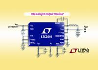 60V, 4A Synchronous Step-Down Regulator with Adjustable Rail-to-Rail Output & Wire Drop Compensation