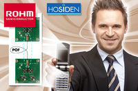ROHM and Hosiden Announce The Industry's First Ultra-compact High-speed Inter-substrate Optical Communication Module-Unit