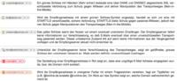 mail.de warnt beim E-Mail-Versand vor unverschlüsseltem E-Mail-Transport