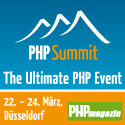 PHP Summit - The Ultimate PHP Event - startet am 22. März in Düsseldorf