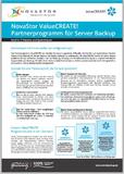 NovaStor überarbeitet das ValueCREATE! Partnerprogramm für Server-Backup: IT-Fachhändler und Systemhäuser profitieren von zusätzlichen Leistungen