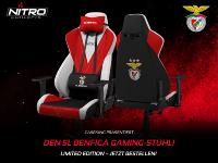 BRANDNEU bei Caseking - Der Nitro Concepts S300 Gaming-Stuhl in der offiziellen Benfica Lissabon Special Edition
