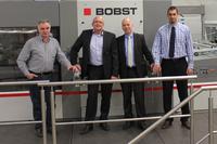 Leissing Druckveredelung nimmt die EXPERTFOIL 142 von BOBST in Betrieb