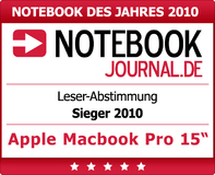 Notebook des Jahres 2010