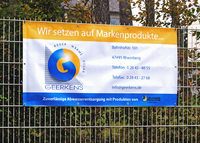 Individuelle Bauschilder für das Fachhandwerk