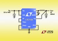 140V, 400mA Step-Down Converter with Only 12µA Quiescent Current