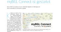 myBGL Connect ist gestartet