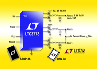 Triple Output, 3-Phase Current Mode Step-Down Controller