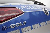 Weltpremiere: Volkswagen e-Golf in "Polizeiuniform"