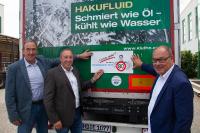 Chemische Werke Kluthe und Spedition Eberhard werden Mitglied bei „Hellwach mit 80 km/h“