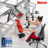 Das item Arbeitsplatzsystem - perfekte Ergonomie gepaart mit funktionalem, zeitlosem Industriedesign