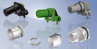 M12x1 PCB sockets two-part, angled, insulation body with O-ring