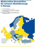 Sicher und gesetzeskonform durch Europa: neuer Winterguide von Goodyear Dunlop für Lkw und Busse