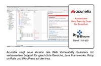 Acunetix stellt neueste Version des Vulnerability Scanners auf it-sa vor