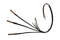 APPLICATION NOTE: Wiring harnesses include glass encapsulated thermistors