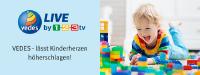 VEDES und 1-2-3.tv präsentieren erstmals im deutschen Fernsehen Spiele-Highlights in einer spannenden Live-TV Verkaufsshow