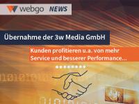 Hamburger Hostingunternehmen webgo wächst weiter! Übernahme von 3w Media