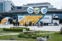 SAP Big Data tour traveling in a SCHULER PROMOTION TRAILER