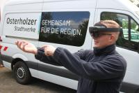 Osterholzer Stadtwerke, Trianel und ZReality setzen Mixed Reality-Brille zur Fernunterstützung von Schalthandlungen ein