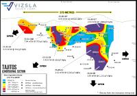 Vizsla grows Tajitos; 32 drill holes average 3.08 metres true width at 505 g/t silver equivalent