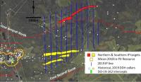 Maple Gold defines new NE target based on results of winter 2019 Induced Polarization program