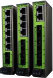 Schmale Industrial Ethernet Switches mit LWL SC-Duplex