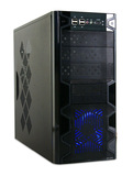 Brandneues schwarzes Midi-Tower-Chassis mit optimaler Belüftung