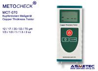 Einfach zu handhabende Kupferdichte-Messungen mit METOCHECK MCT-070 & MCT-175