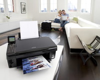 Neuer All-in-One-Drucker von Epson: Vielseitiger Alleskönner im edlen Carbon Look für zu Hause