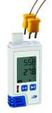 LOG210 TC Datenlogger mit Display für Temperatur (1x intern + 2x extern) und Feuchtemessung, mit einstellbarem Schimmelalarm, erzeugt automatisch PDF-Datei