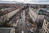 Baustelle auf den Kopf gestellt: Untertagbauweise am Münchener Thomas-Wimmer-Ring