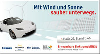 Mit Wind und Sonne sauber unterwegs