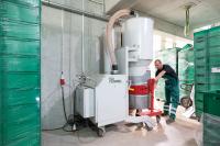 Leistungsstarker Sauger für saubere Silos