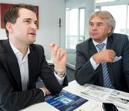 Johannes Vogel (FDP) besuchte iGZ-Bundesgeschäftsstelle: "Zeitliche Staffelung im Tarifvertrag die richtige Antwort"