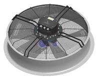 Großer Axialventilator mit Ex-Schutz für Verflüssiger in Supermärkten
