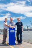 leogistics übergibt 9.000 Euro Spende für Wasserrucksack PAUL an Universität Kassel