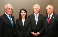 Erstes Spitzengespräch der Handwerkskammer mit Wirtschaftsminister Martin Zeil und Staatssekretärin Katja Hessel
