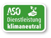 Klimaneutrale Dienstleistungen ab sofort bei der ASO