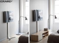 Stabil und flexibel – bohrlose TV Wandhalterungen von Erard