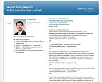 Weber Shandwicks Politikmonitor Gesundheit