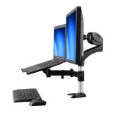 Der neue Monitorarm von StarTech.com mit Laptop-Halter optimiert den Arbeitsplatz