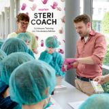 Pink bedeutet desinfiziert