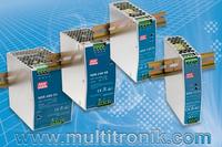 Schmale und effiziente Hutschienennetzteile der NDR Serie mit 75-480 Watt bei M+R